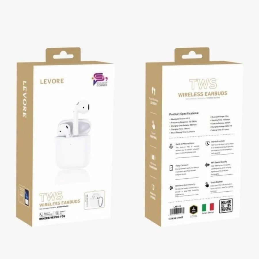 سماعة بلوتوث رقبة LEVORE LEB41-BK