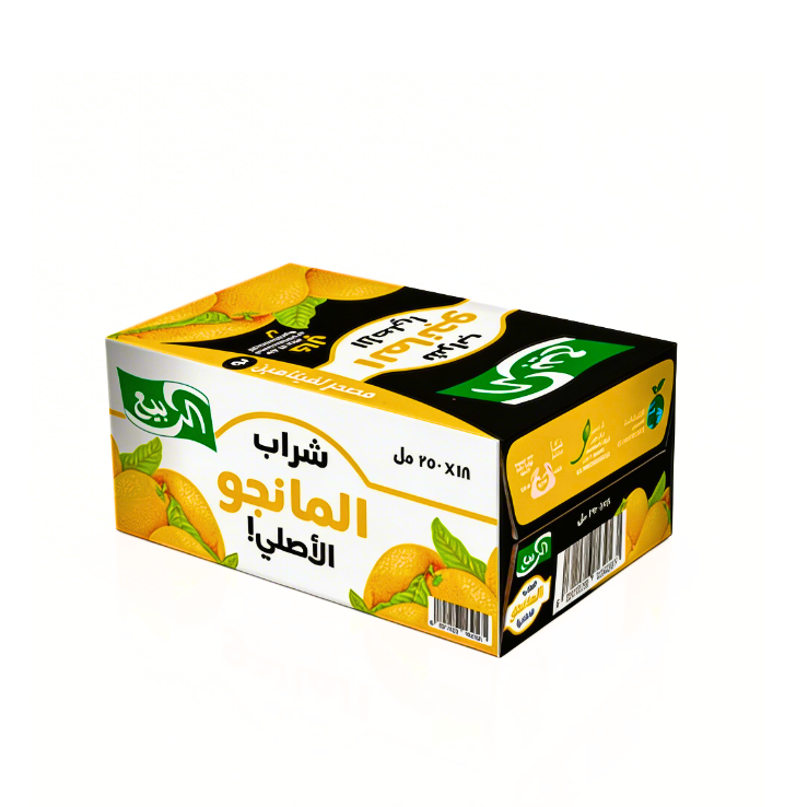 الربيع شراب المانجو الأصلي 18عبوه * 250 مل (كرتون)