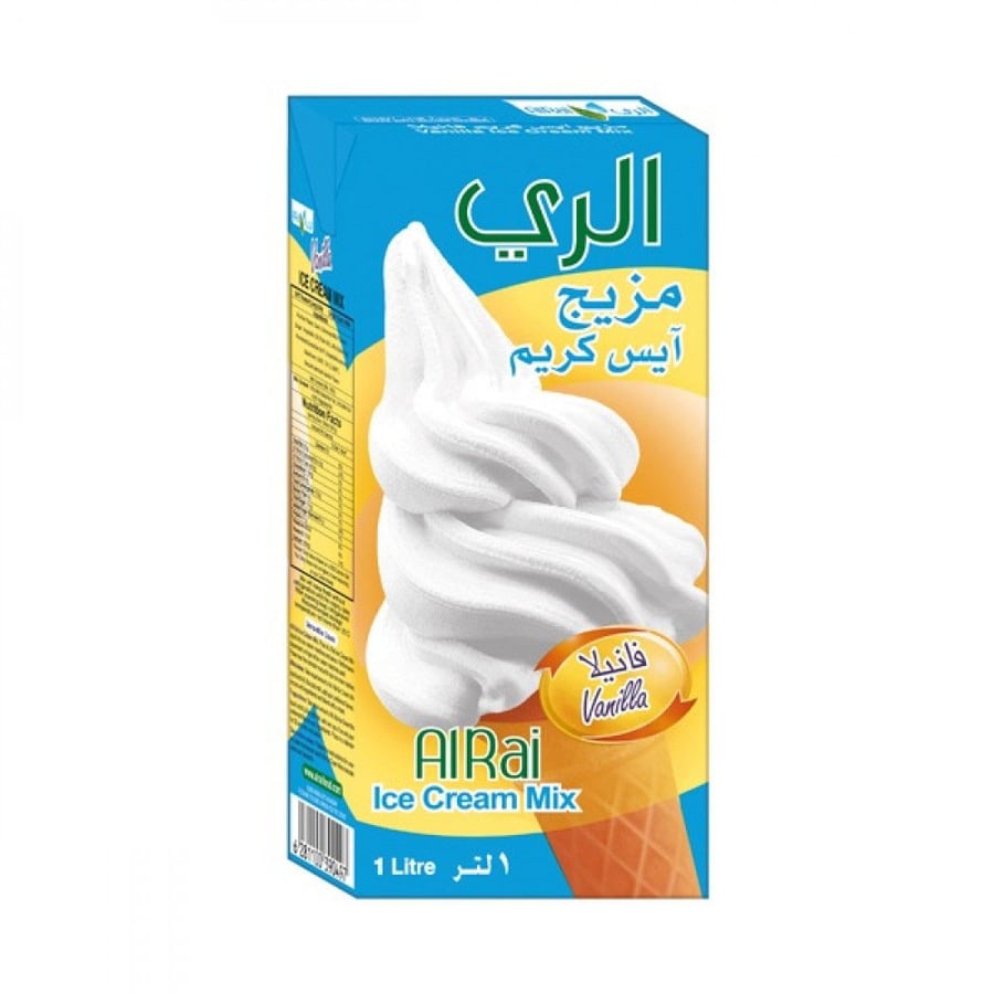 الري مزيج ايس كريم بنكهة الفانيلا 1لتر *