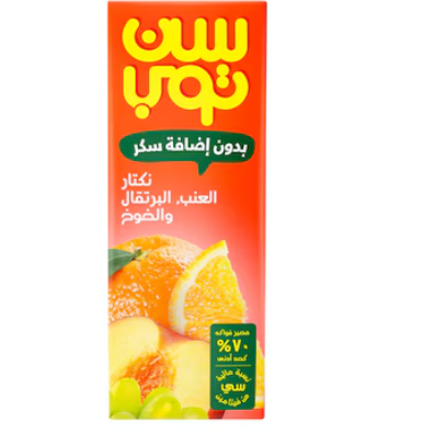 عصير سنتوب عنب برتقال خوخ 180مل*