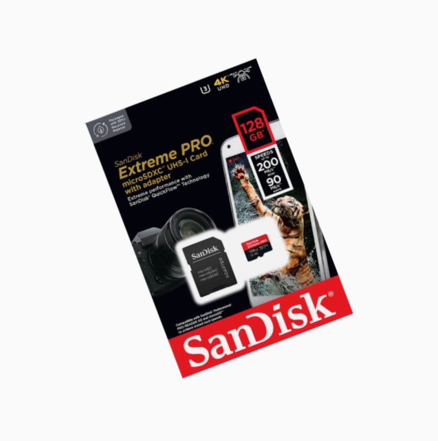 MEMORY CARD 128GB EXTREME PRO