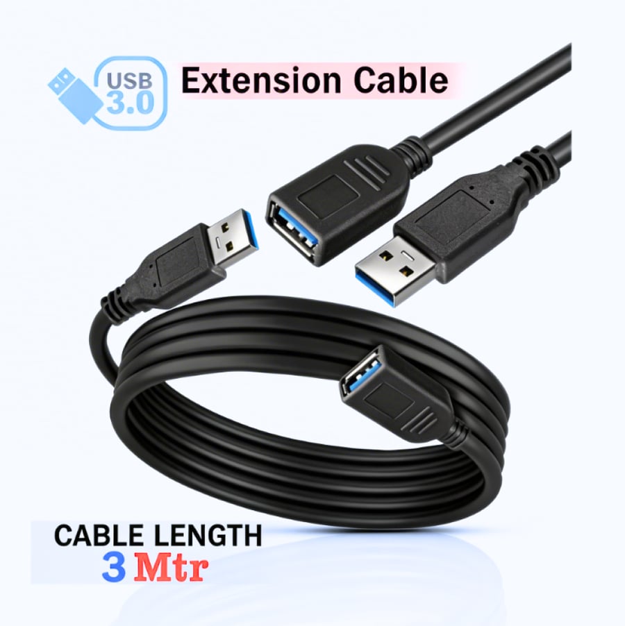 وصلةUSB MALE TO FEMALE 3M  FD516