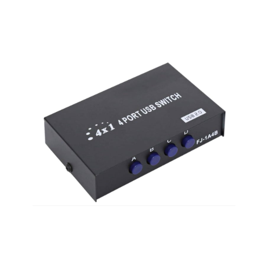 سويتش طابعة 4 منافذ 1A4B USB2