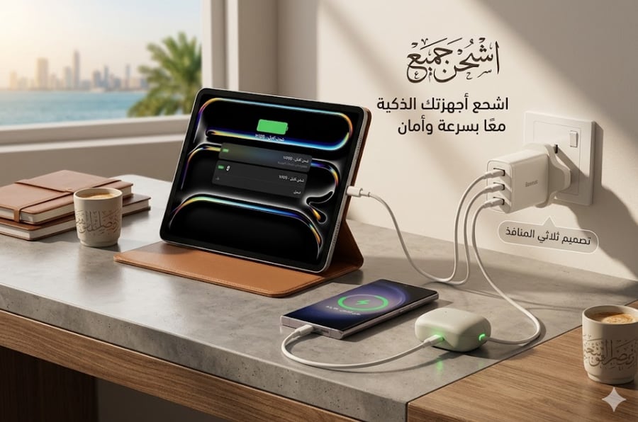 راس شاحن 3 مخارج PASEUS