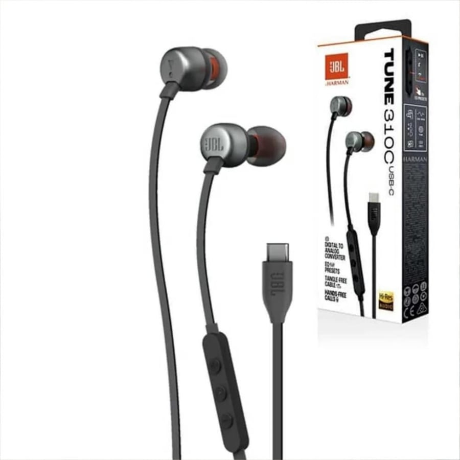 سماعة سلك تايب سي JBL TUNE 310C USB-C