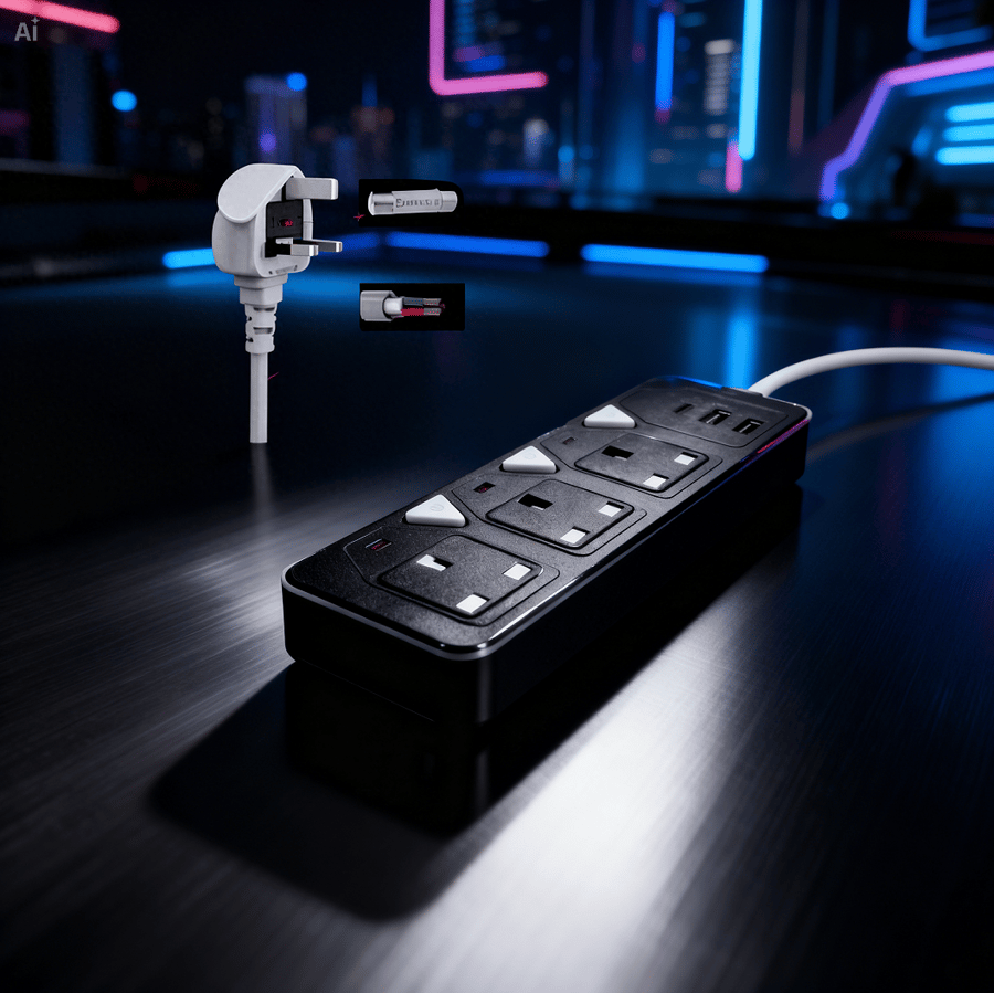 وصلة كهرباء FASTON 3M 2USB-1PD-3PORT