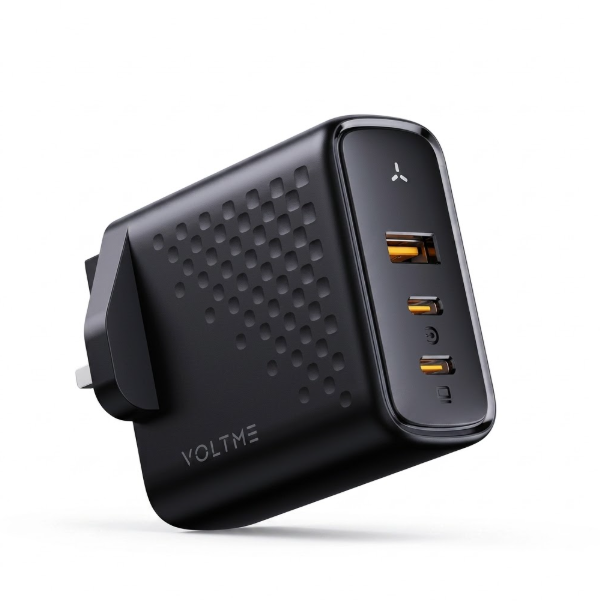 شاحن جداري VOLTME 100W 2PORT TYPE C- 1 PORT USB