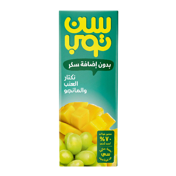 عصير سنتوب مانجو وعنب بدون سكر 180مل*