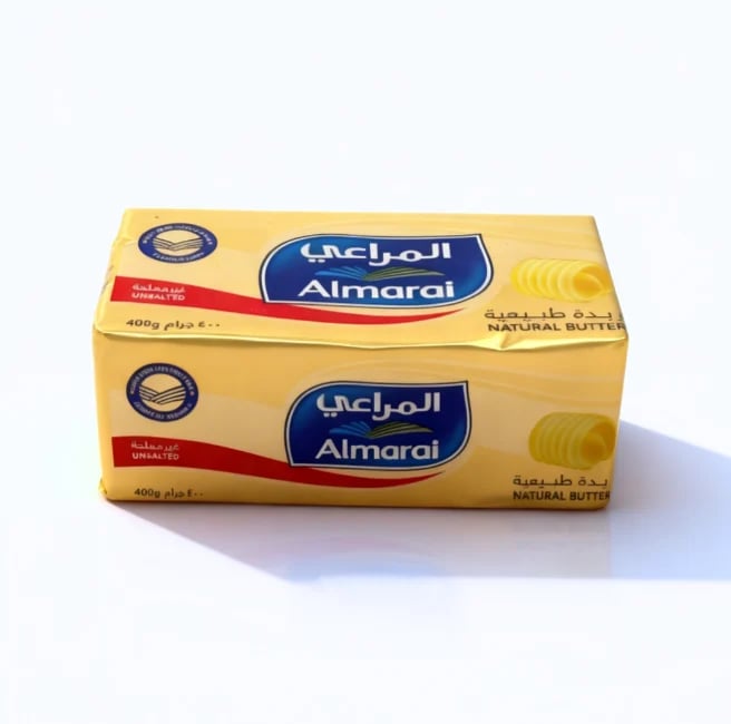 زبدة طبيعية غير مملح 400جم