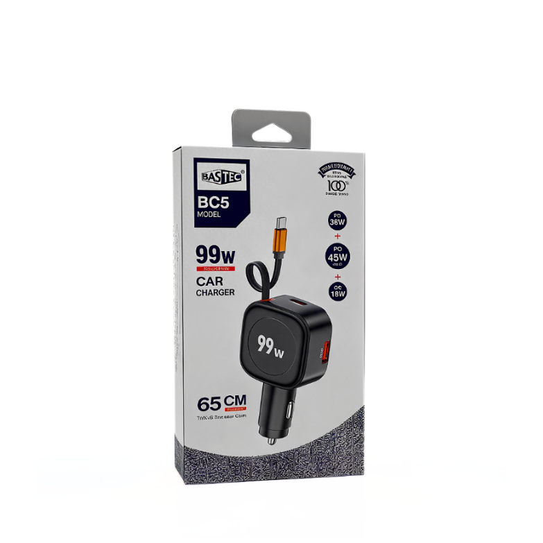 راس شاحن سيارة باستك BASTEC BC5