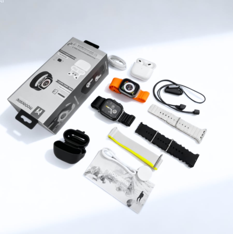 باكنج ايربودز مع ساعه MOOGMAX SW002