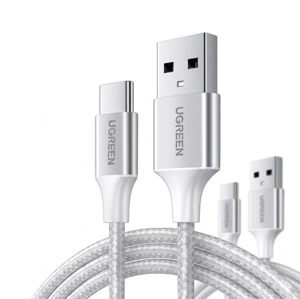 سلك شاحن قماش  TYPE C USB UGREEN
