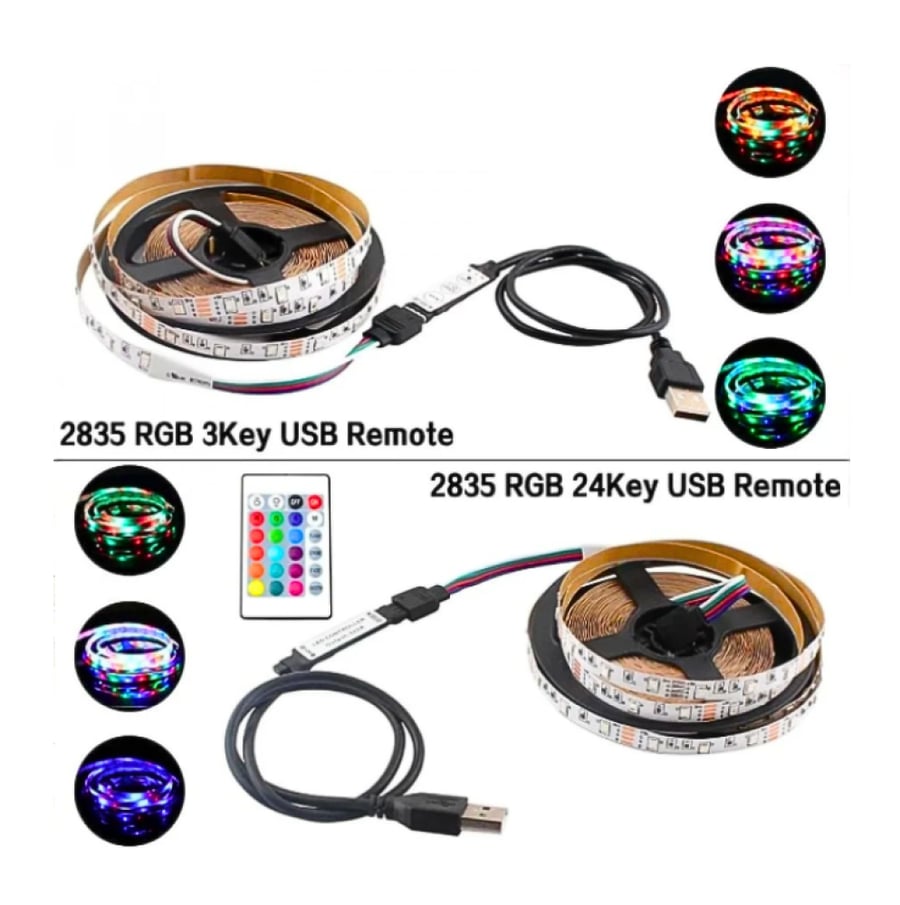 شريط انارة 5 متر USB FLA-3