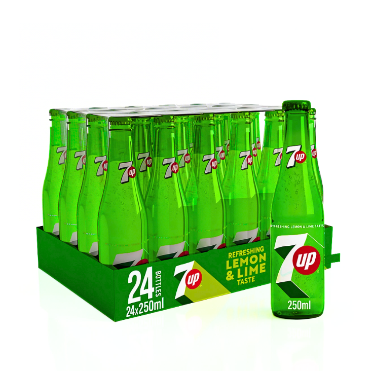 سفن اب زجاج 24 عبوة * 250 مل (كرتون)