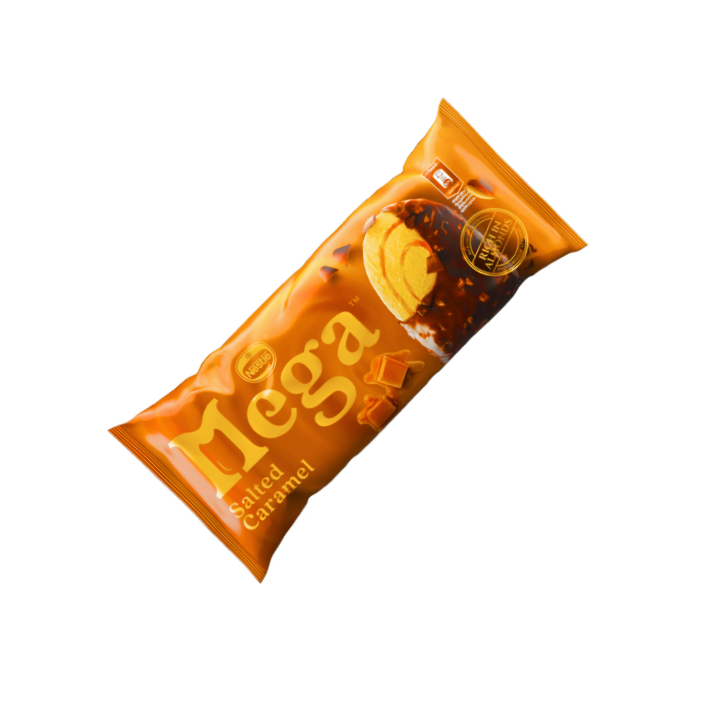 ميجا ايس كريم كراميل 85مللى