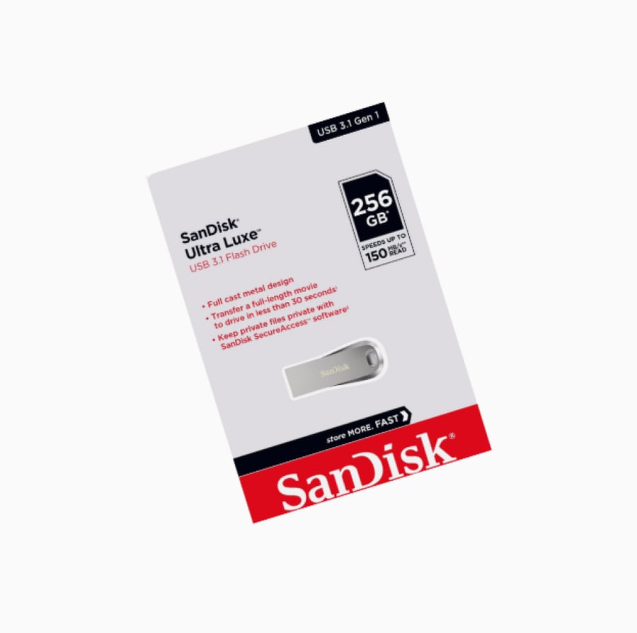 فلاش SANDISK ULTRA LUXE 256 400MBS