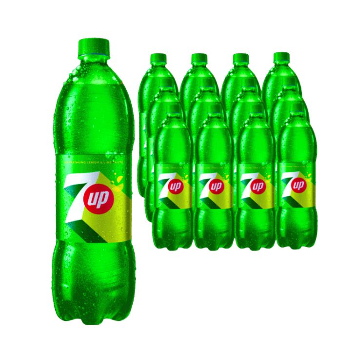سفن اب مشروب غازي 12 عبوه * 1 لتر (كرتون)