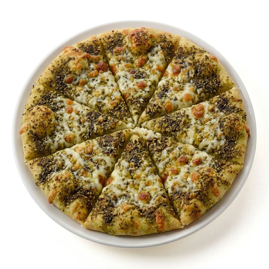 فطيره بالزعتر والجبنه السائله