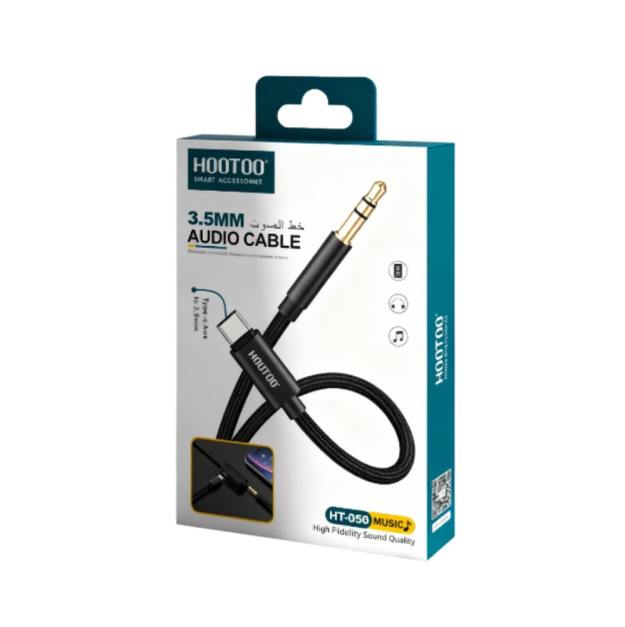 سلك AUX TYPE C HOOTOO HT-056