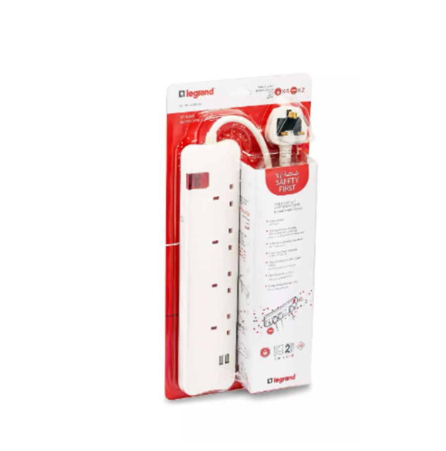 توصيلة كهرباء LEGAND  4PORT 5M 698534