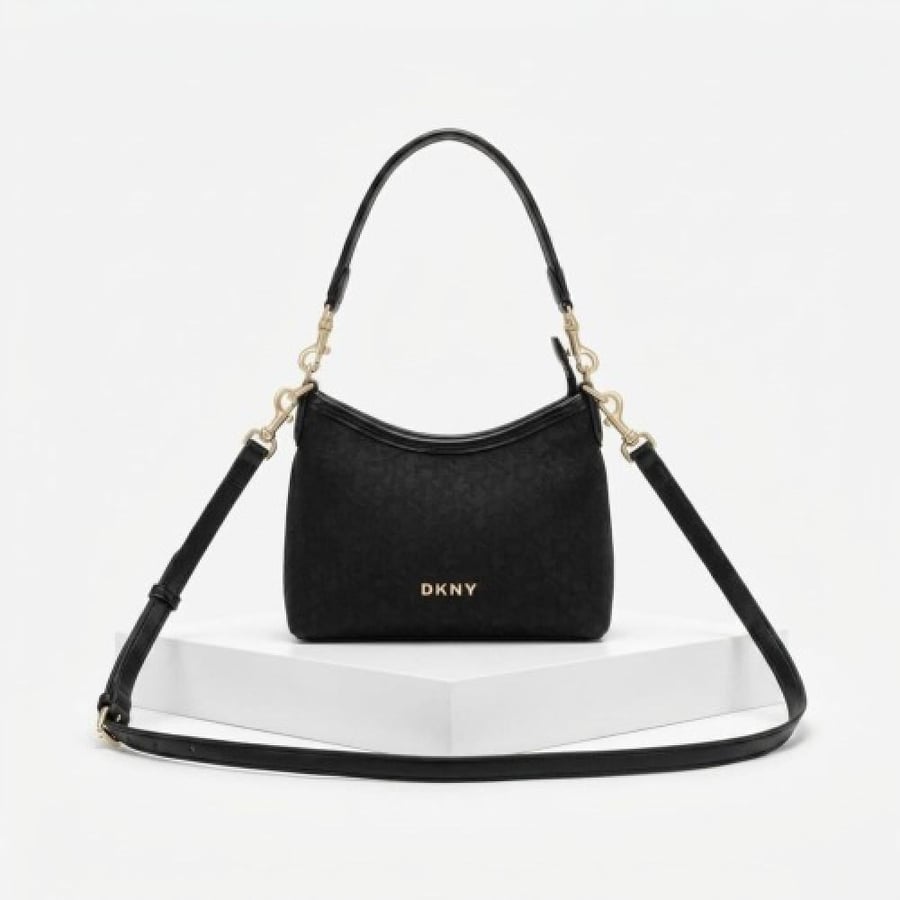 DKNY women's leather bag – modern design with iconic pattern, master quality