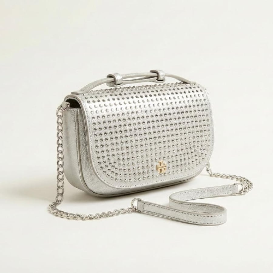 Tory Burch bag, decorated – modern luxury, master quality