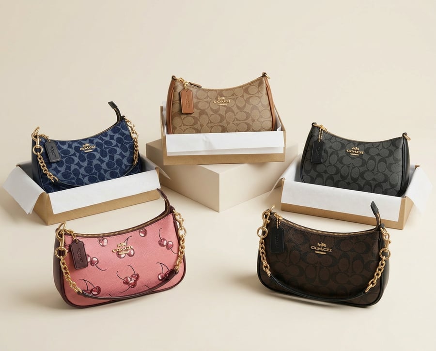 Women's Coach bags, fashionable, logo pattern, Master Quality