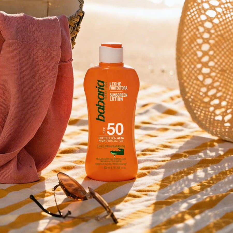 واقي شمس مع مرطب SPF50 بالصبار