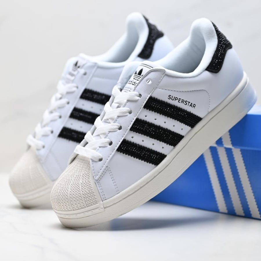 Adidas Original Superstar Ftwr 'White core Black gold Metallic'