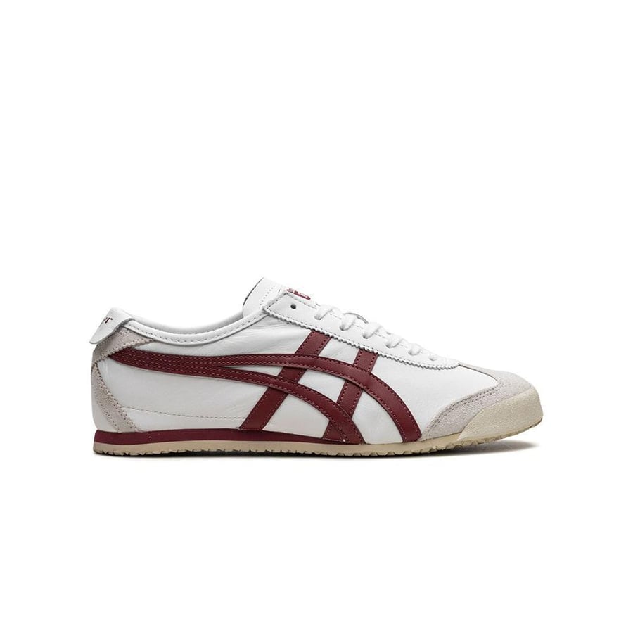Onitsuka Tiger سنيكر 'ميكسيكو 66' بلونين أبيض وعنابي