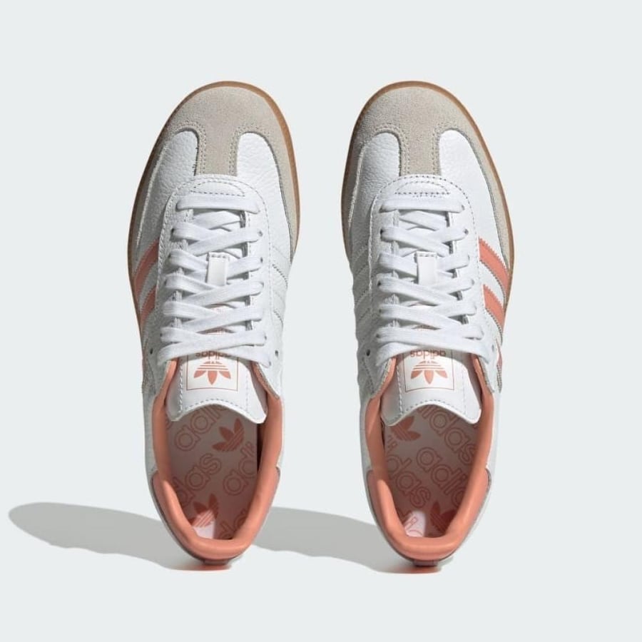 حذاadidas Samba OG White Wonder Clay Gum
