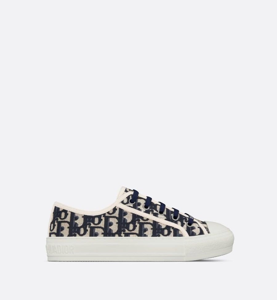 Dior Walk'N'Dior Embroidered Canvas Low 'Deep Blue'