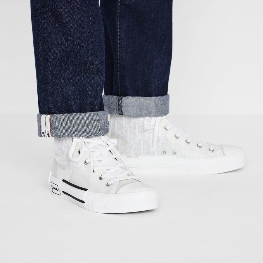 Dior B23 High Dior Oblique - White