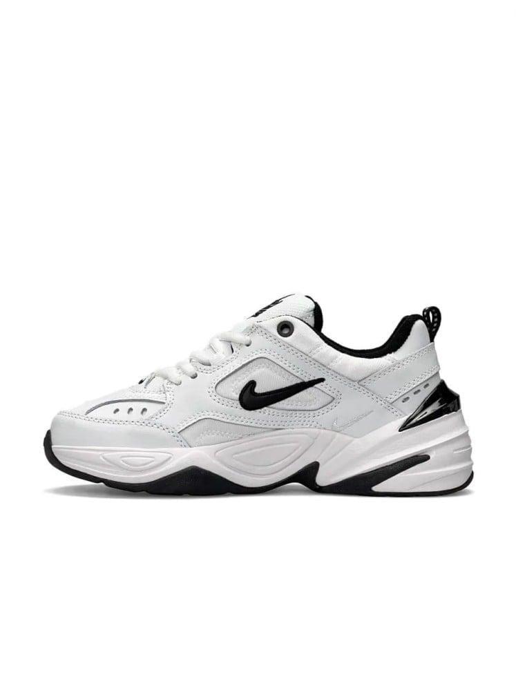 حذاء رياضي جلد ابيض M2K Tekno Premium White Black