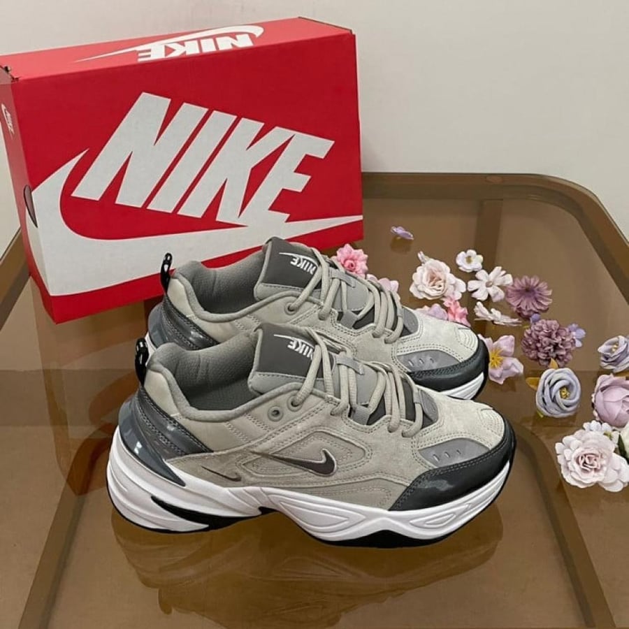 Nike M2K Tekno Gray 'Brown White'