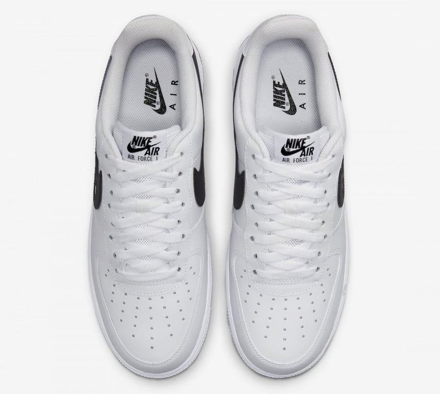 Air Force 1 '07 'Cut Out Swoosh - White Black'