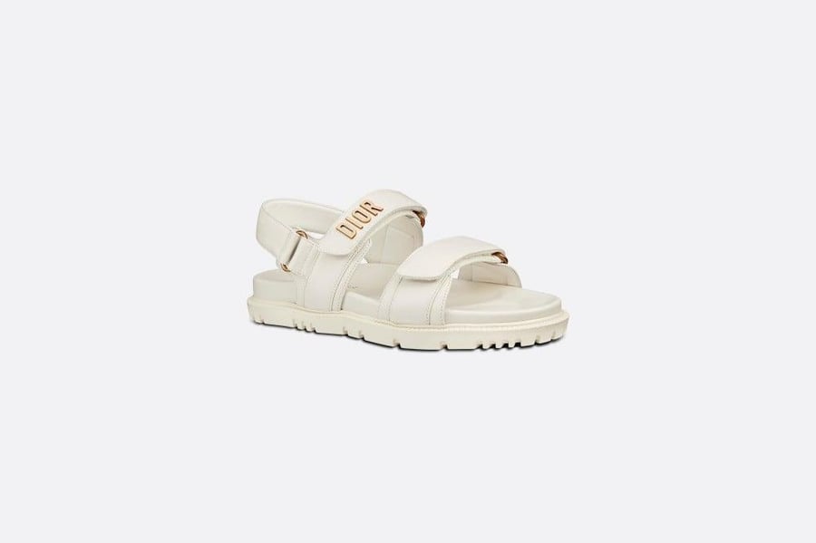 DIORACT SANDAL White Lambskin