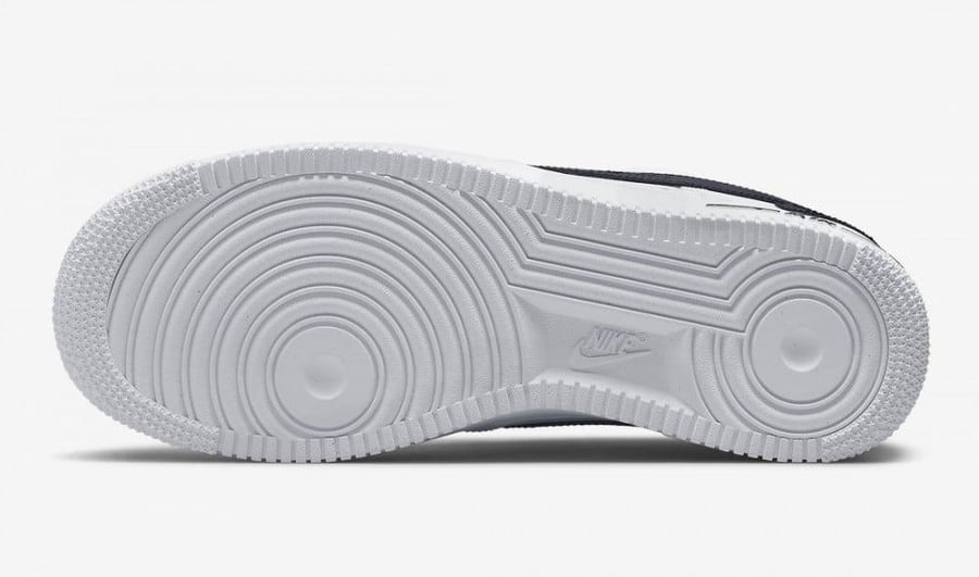 Air Force 1 '07 'Cut Out Swoosh - White Black'