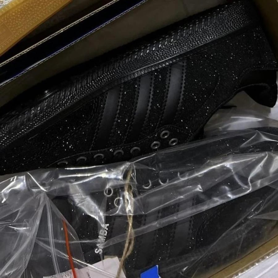 Adidas Samba OG 'Core Black Matte Silver