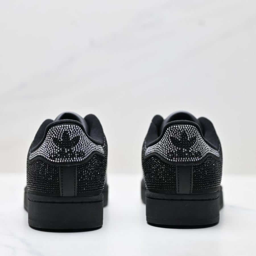 Adidas Superstar II 'Core Black Silver Metallic Off White'