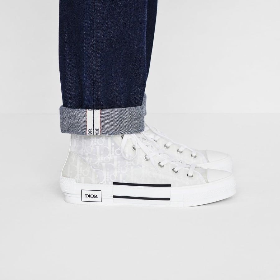 Dior B23 High Dior Oblique - White
