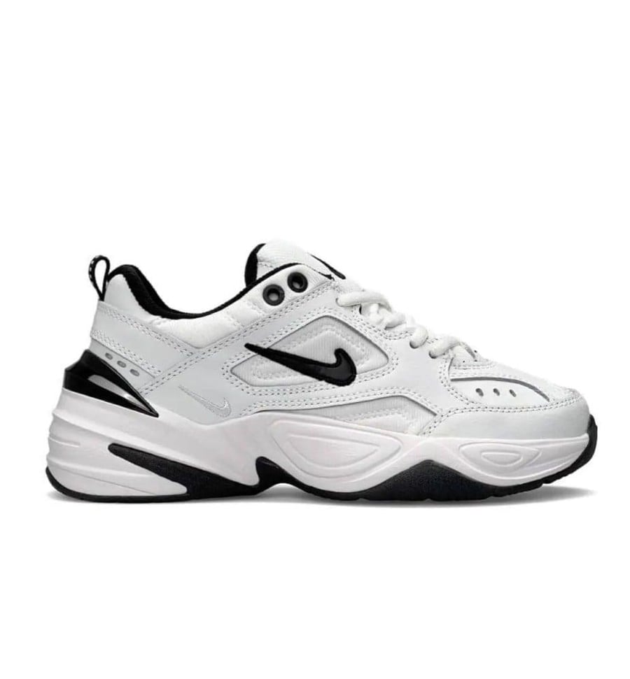 حذاء رياضي جلد ابيض M2K Tekno Premium White Black