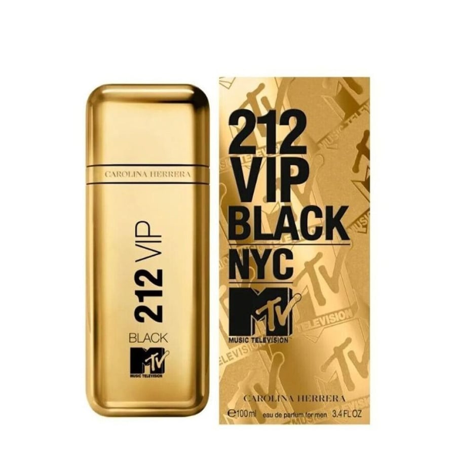 عطر كارولينا هيريرا 212 VIP بلاك الرجالي ام تي في ليميتد ايديشن او دو تواليت 100مل