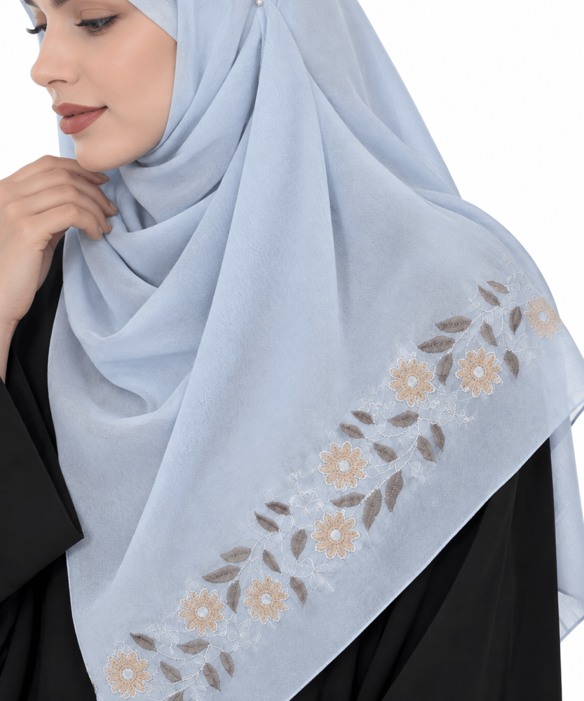 طرحة بوال ياباني مطرزة