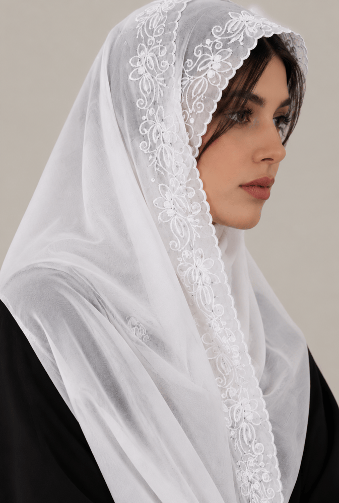 طرحة بوال ياباني مطرزة