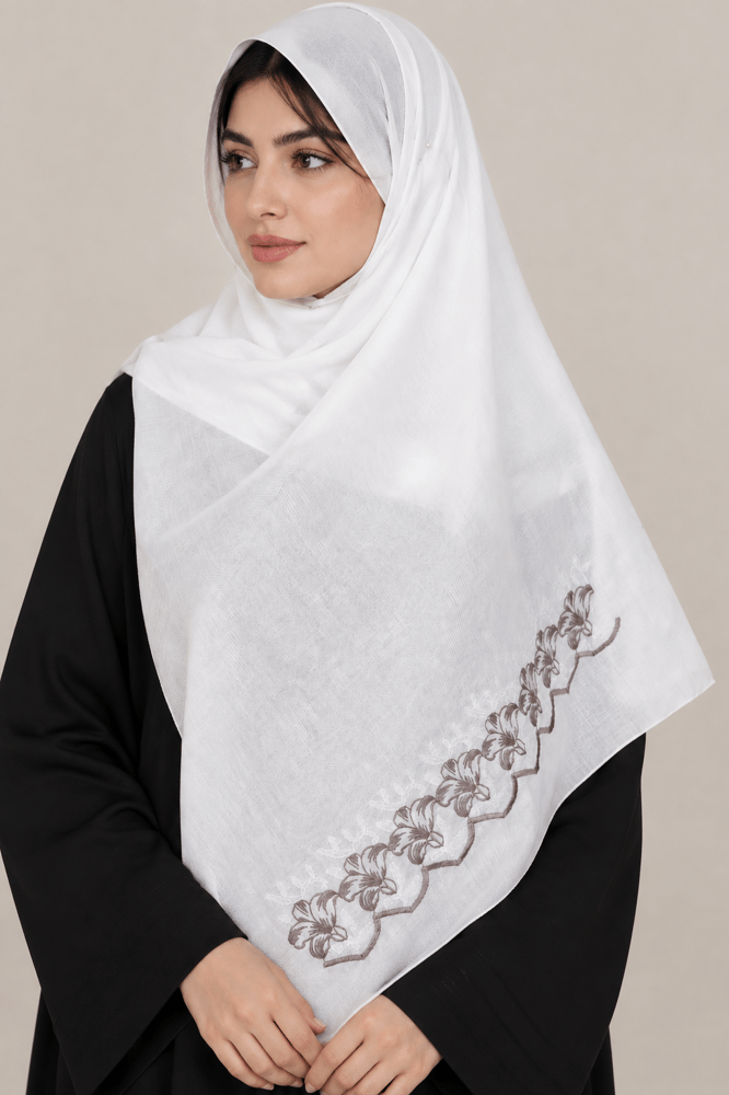 طرحة بوال ياباني مطرزة
