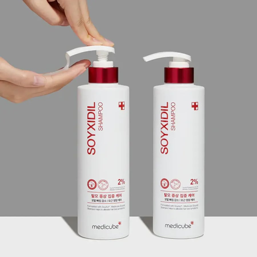 شامبو ميديكيوب لتقوية الشعر وتحفيز نموه Medicube – Soyxidil Shampoo (490ml)