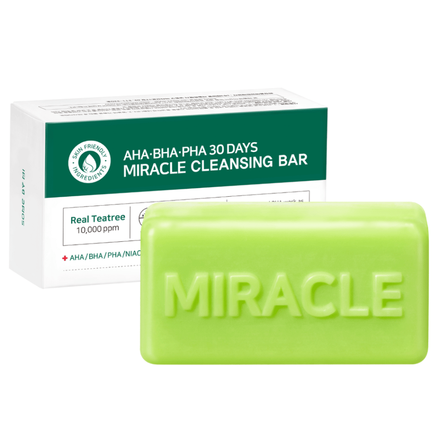 Some By Mi AHA BHA PHA 30 Days Miracle Cleansing Bar (106g) – The Integrated Solution for Skin Renewal & Blemish Control