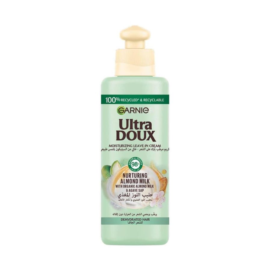 غارنييه الترا دو مرطب بحليب اللوز المغذي للشعر الجاف 200ml