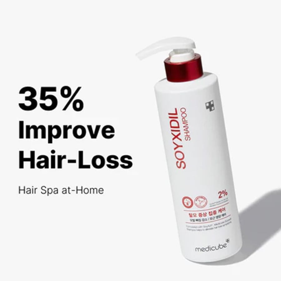 شامبو ميديكيوب لتقوية الشعر وتحفيز نموه Medicube – Soyxidil Shampoo (490ml)